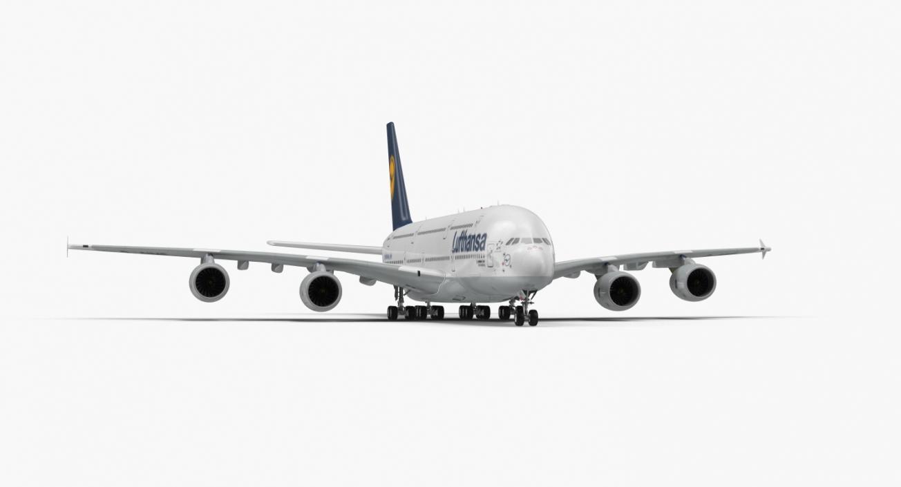 Airbus A380-1000 Air France 3D